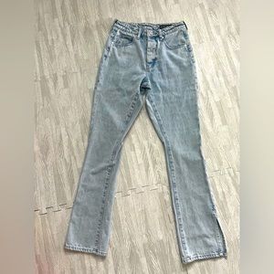 Blank nyc Lexington jeans with vent hem